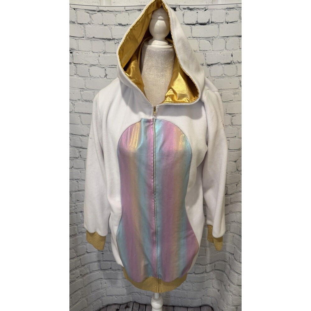 Tipsy Elves Unicorn Halloween Costume for Women Hooded Long Sleeve Dress Large